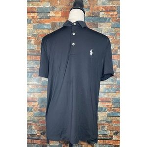 Performance Ralph Lauren polo black men shirt